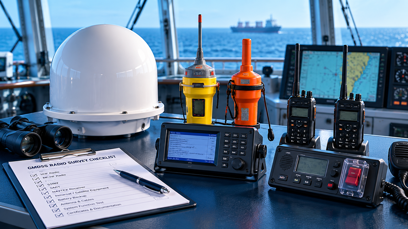 Marine GMDSS Radio Survey and Communication Equipment